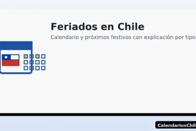 Feriados en Chile: calendario y próximos festivos con explicación por tipo