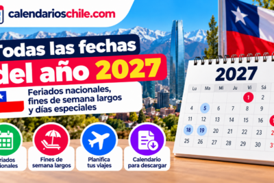 Calendario 2027 de Chile