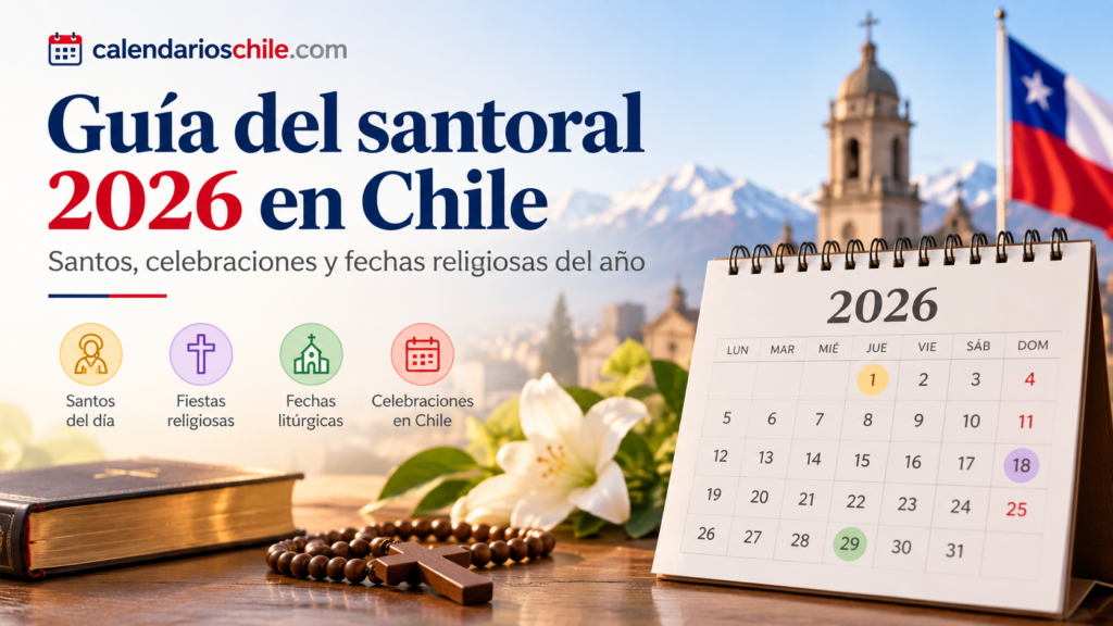 Fechas religiosas destacadas de 2026 en Chile